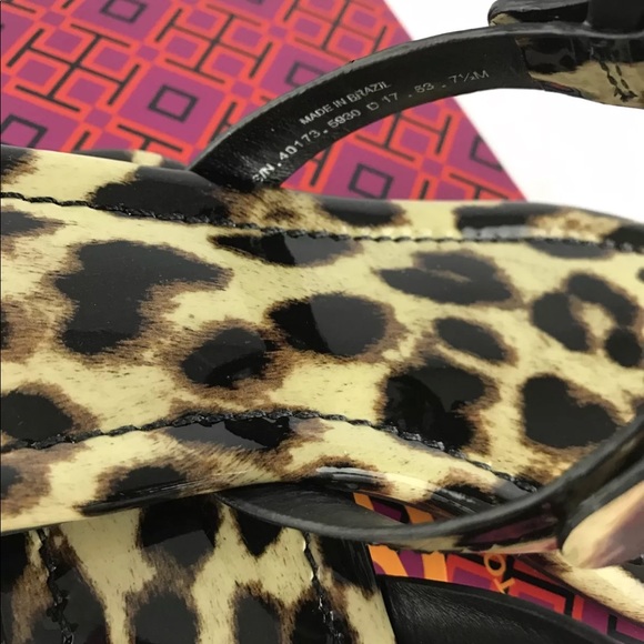 Tory Burch Miller Sandals Thong Flip Flop leopard - Picture 3 of 8